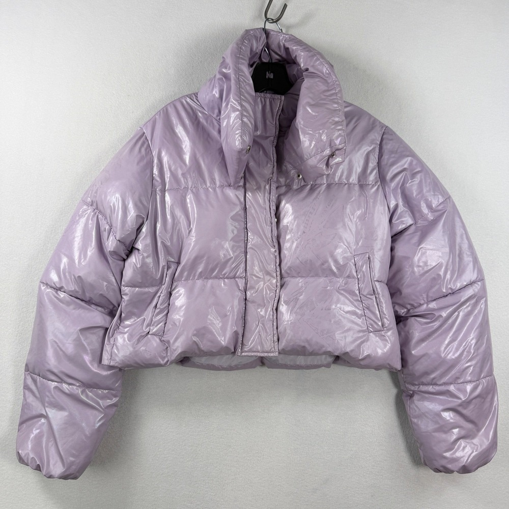 Unreal Fur Fractals Puffer Jacket Size M Womens * READ